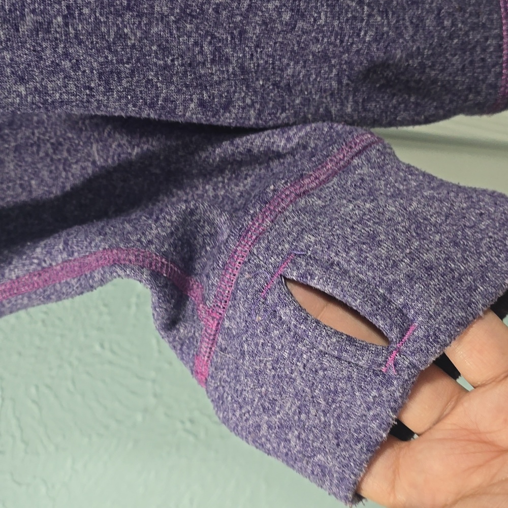 Women's Purple Hoodie Sweater - Picture 7 of 7